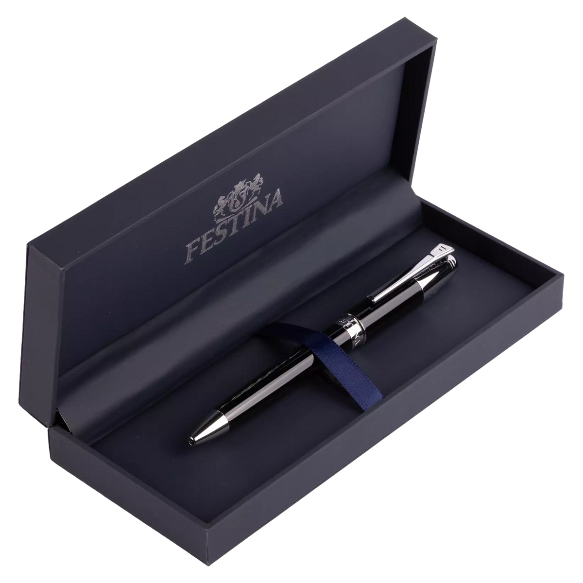 BOLÍGRAFO FESTINA CLÁSICO CROMADO NEGRO FWS4110/A