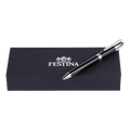 BOLÍGRAFO FESTINA CLÁSICO CROMADO NEGRO FWS4110/A