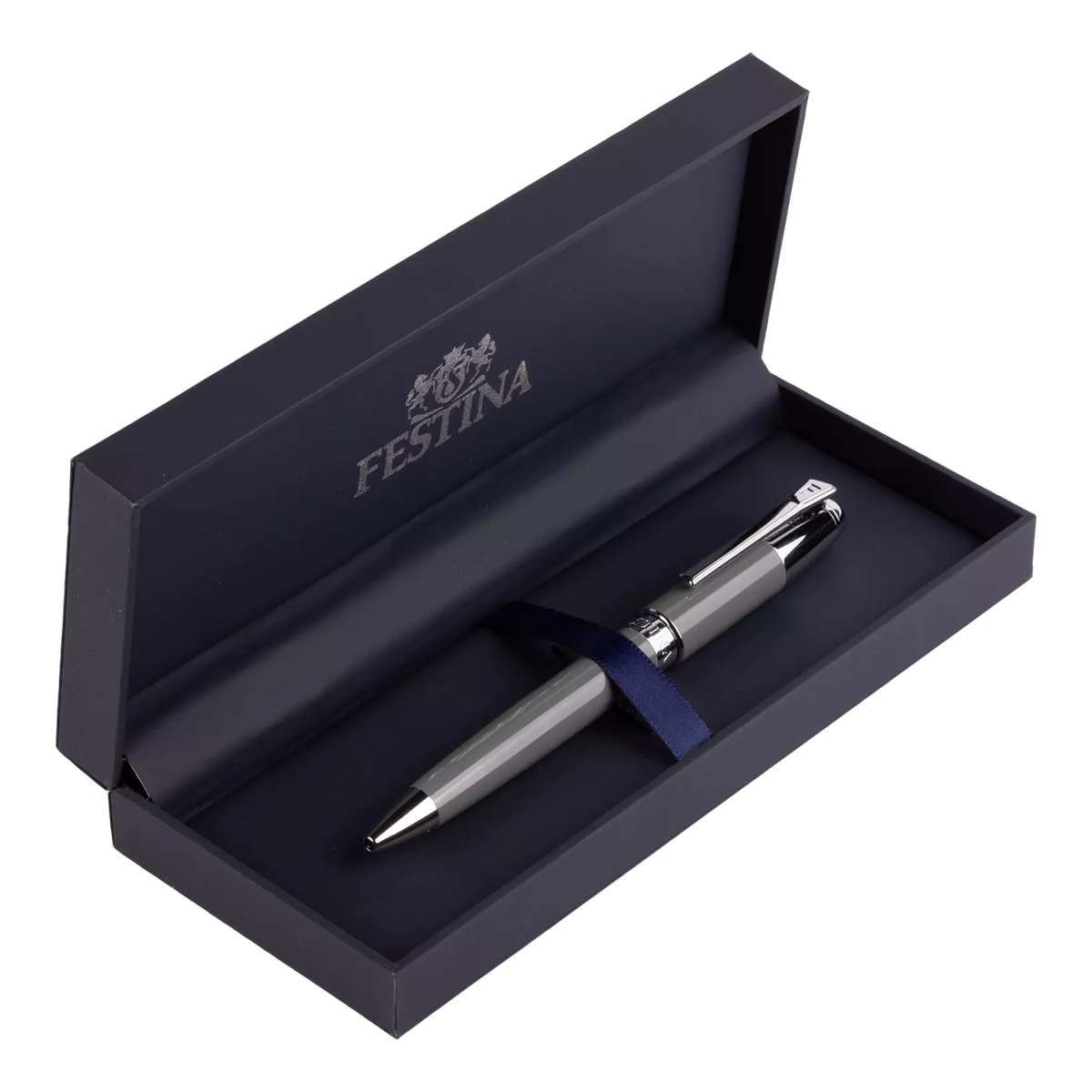 BOLÍGRAFO FESTINA CLÁSICO CROMADO GRIS FWS4110/H