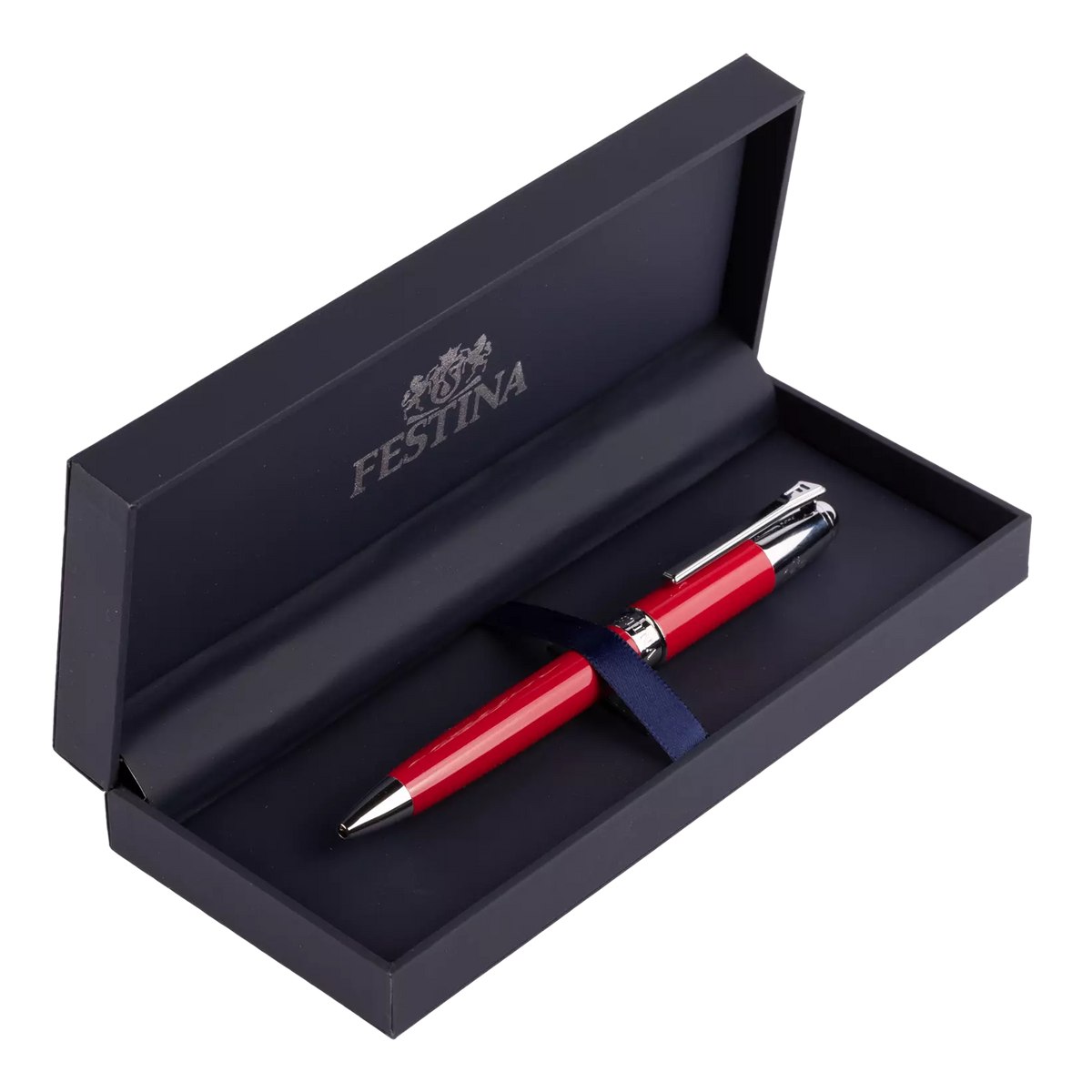 BOLÍGRAFO FESTINA CLÁSICO CROMADO ROJO FWS4110/P
