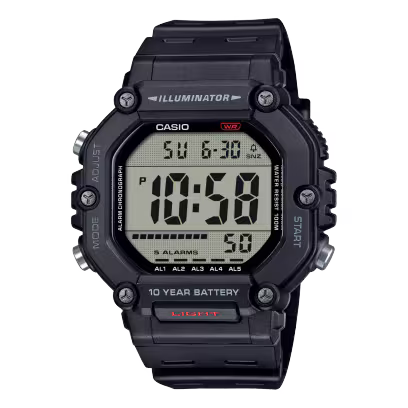 CASIO GOMA NEGRO AE-1000 AE-1600H-1AV