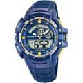 RELOJ CALYPSO PARA HOMBRE K5767/1 CAJA DE CAUCHO MULTI CORREA AZUL