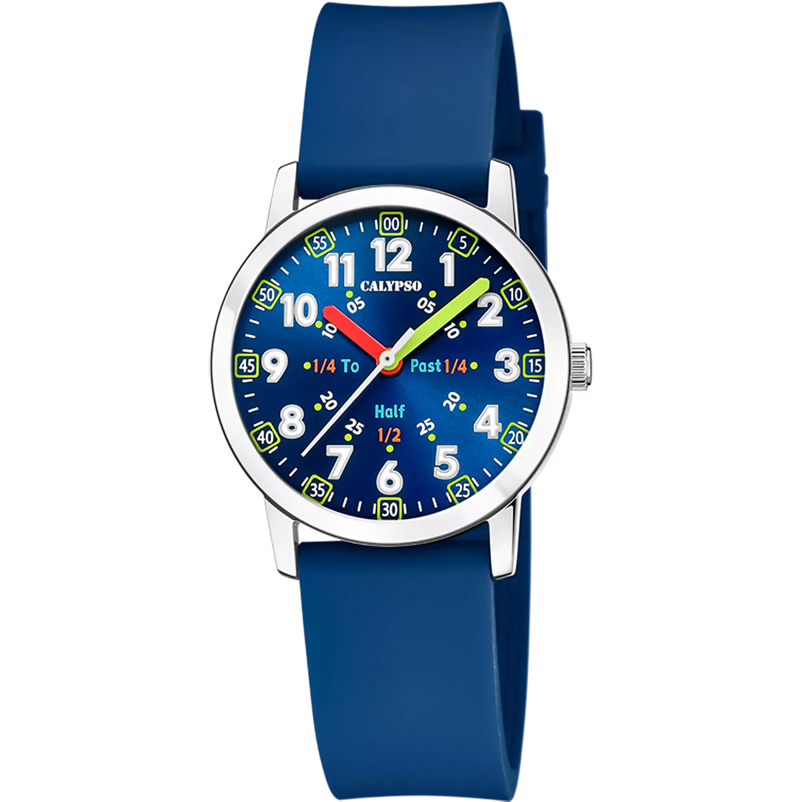 RELOJ CALYPSO K5825/6 AZUL CORREA DE CAUCHO, INFANTIL