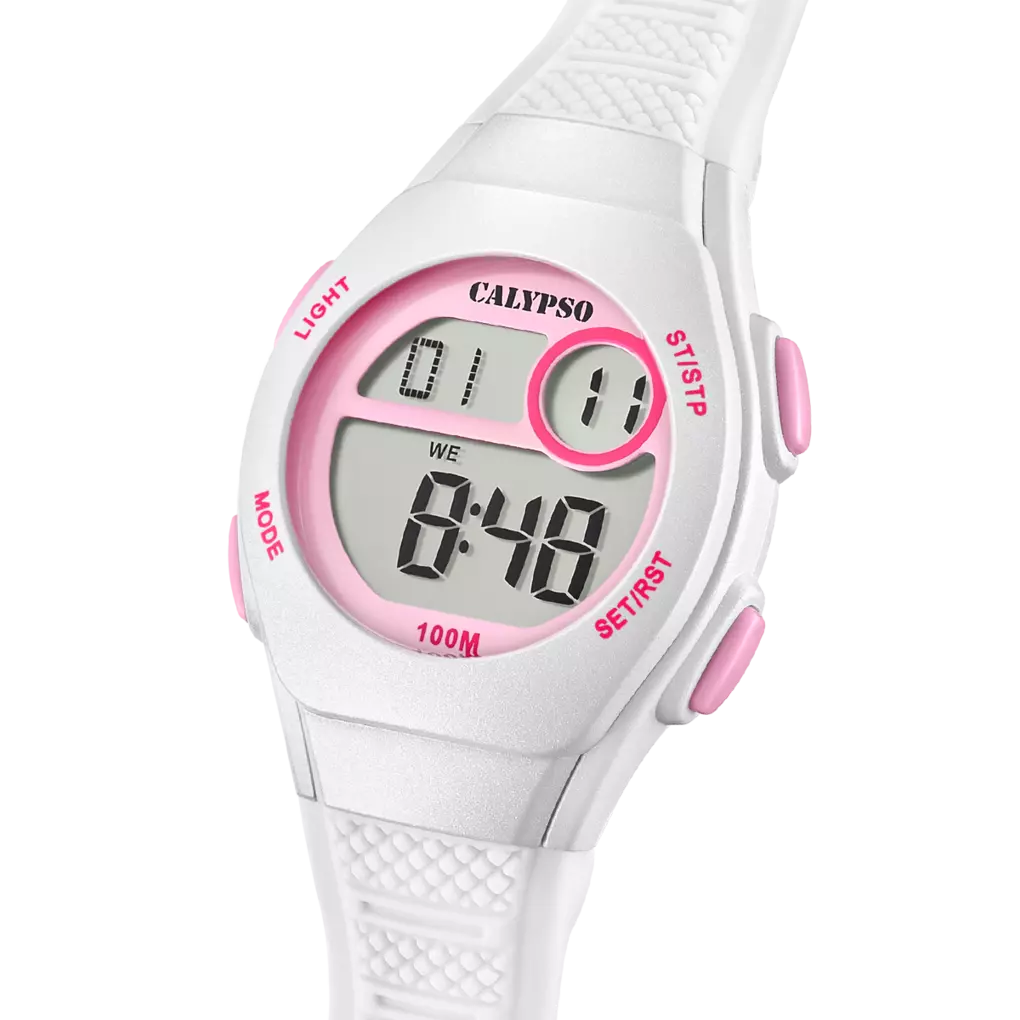 RELOJ CALYPSO JUNIOR COLLECTION K5831/1 NEGRO CORREA DE CAUCHO, INFANTIL