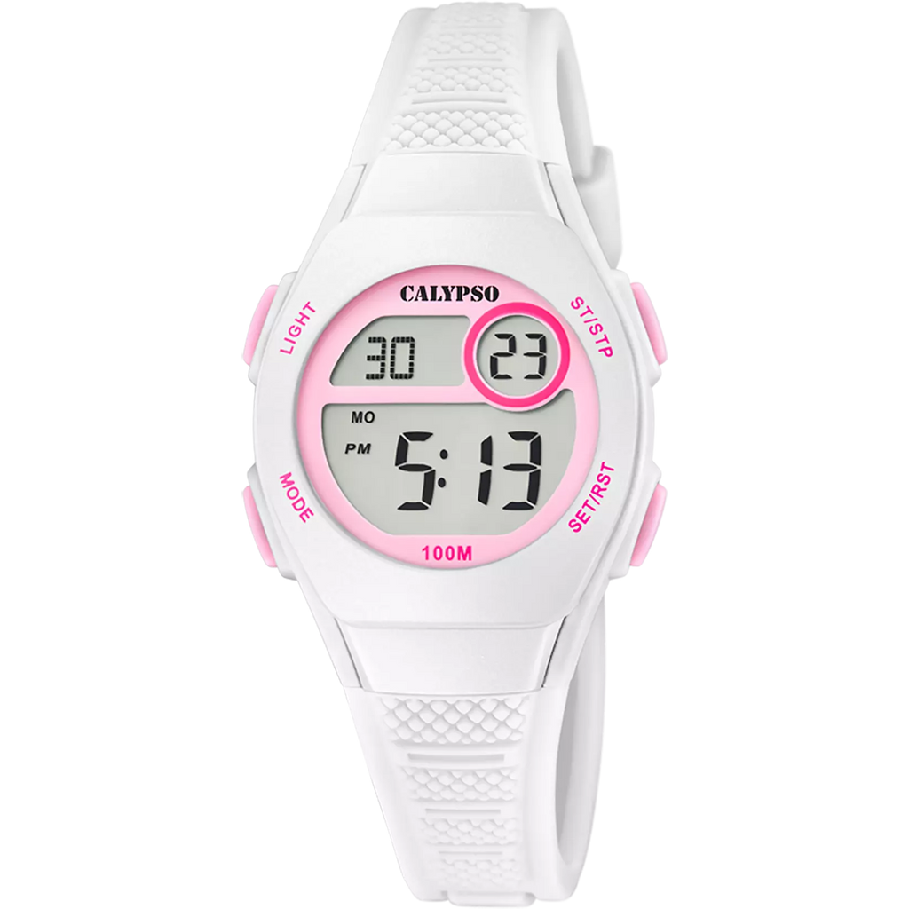 RELOJ CALYPSO JUNIOR COLLECTION K5831/1 NEGRO CORREA DE CAUCHO, INFANTIL