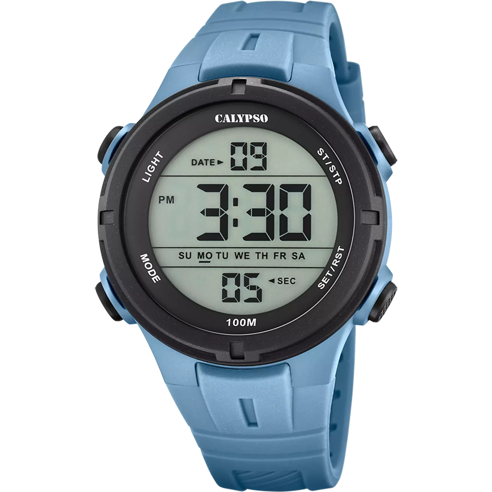 RELOJ CALYPSO COLOR SPLASH K5837/1 NEGRO CORREA DE CAUCHO, HOMBRE