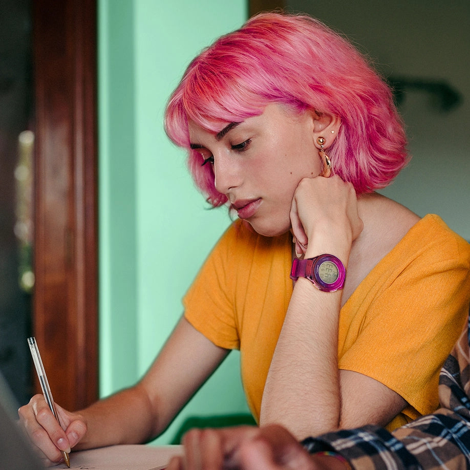 RELOJ CALYPSO COLOR SPLASH K5841/6 NEGRO CORREA DE CAUCHO, UNISEX