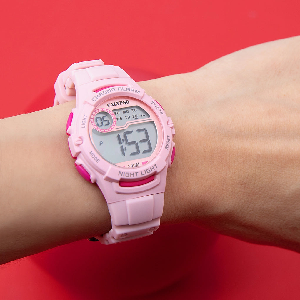 RELOJ CALYPSO JUNIOR COLLECTION K5852/1 ROSA UNISEX