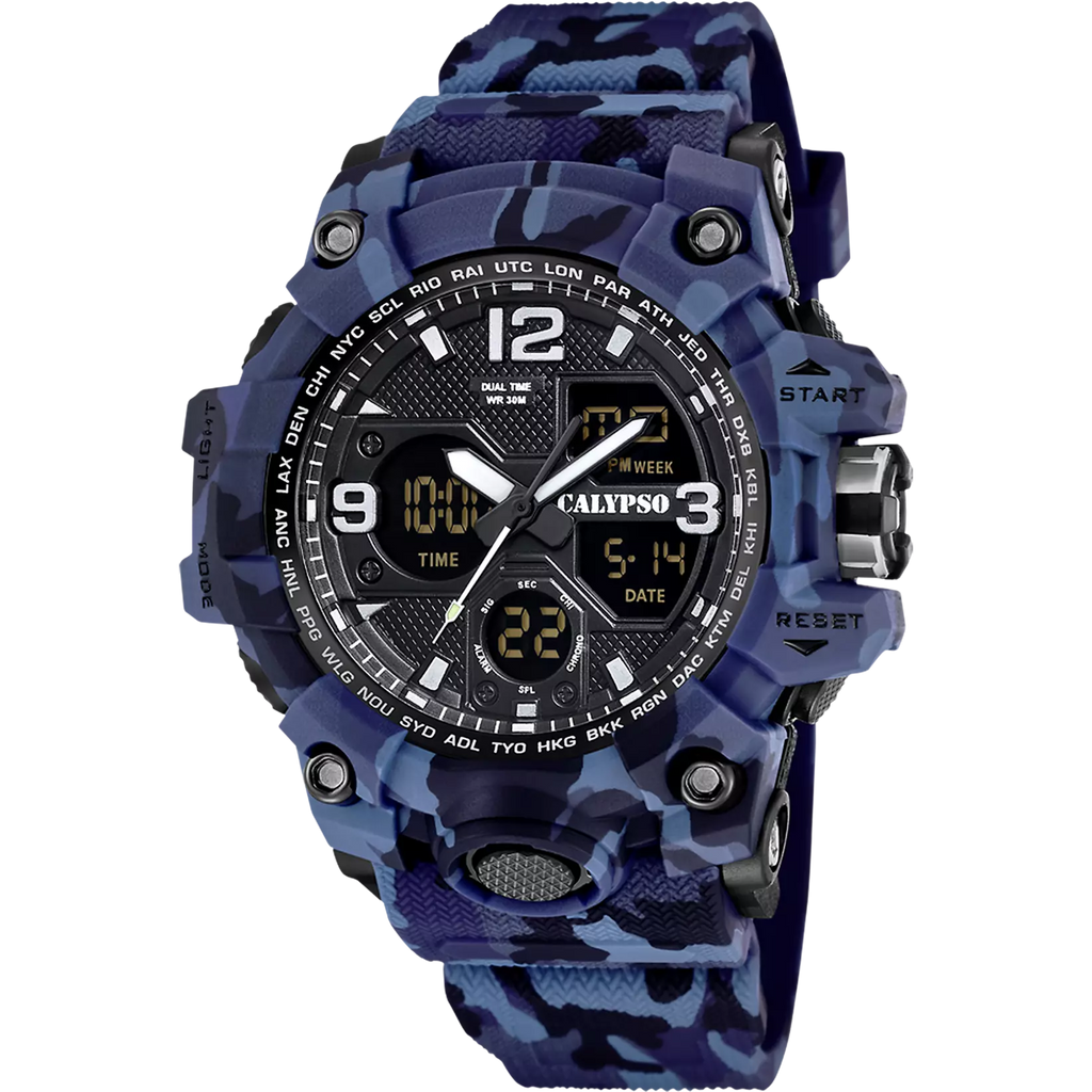 Reloj Calypso X-Trem K5855/2 azul hombre