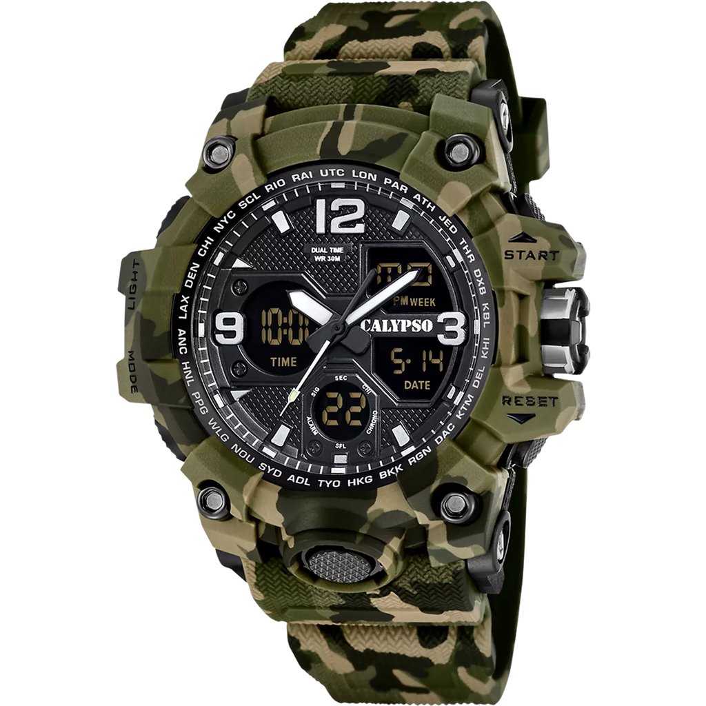 Reloj Calypso X-Trem K5855/3 verde hombre