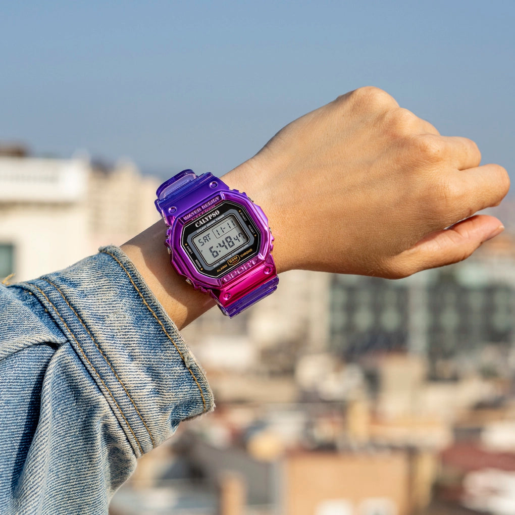 RELOJ CALYPSO COLOR SPLASH K5874/2 MORADO UNISEX