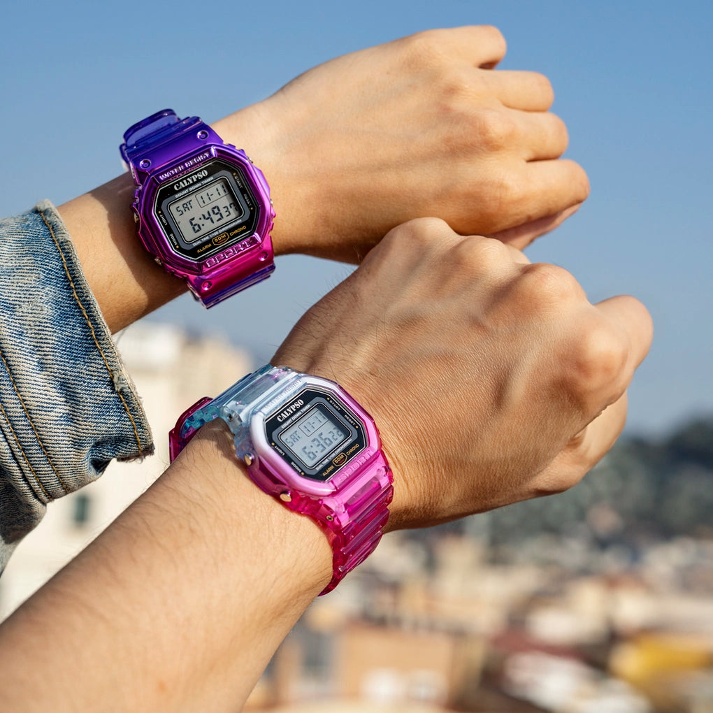 RELOJ CALYPSO COLOR SPLASH K5874/2 MORADO UNISEX
