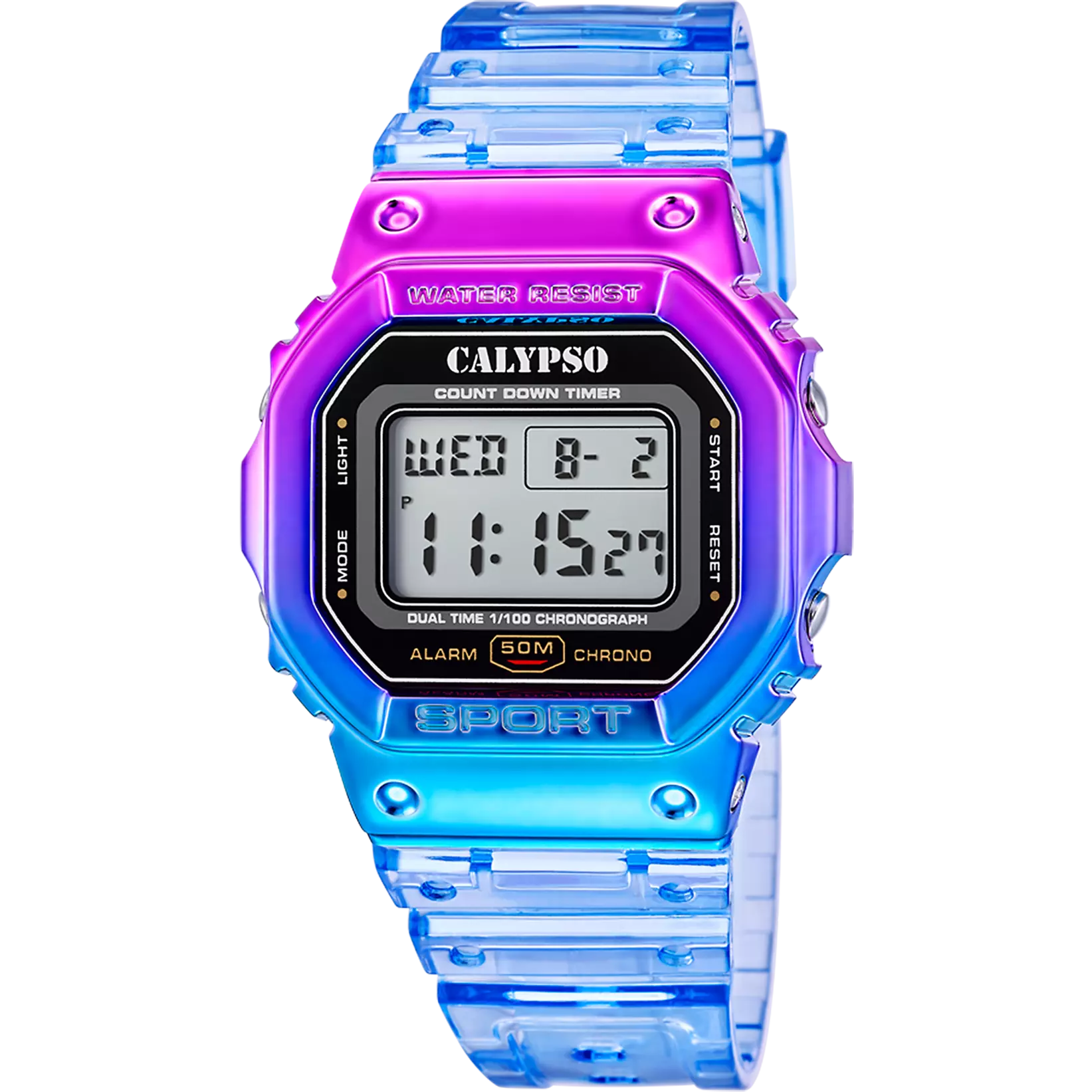 RELOJ CALYPSO COLOR SPLASH K5874/3 MORADO UNISEX