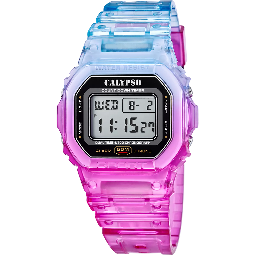 RELOJ CALYPSO COLOR SPLASH K5874/5 MORADO UNISEX