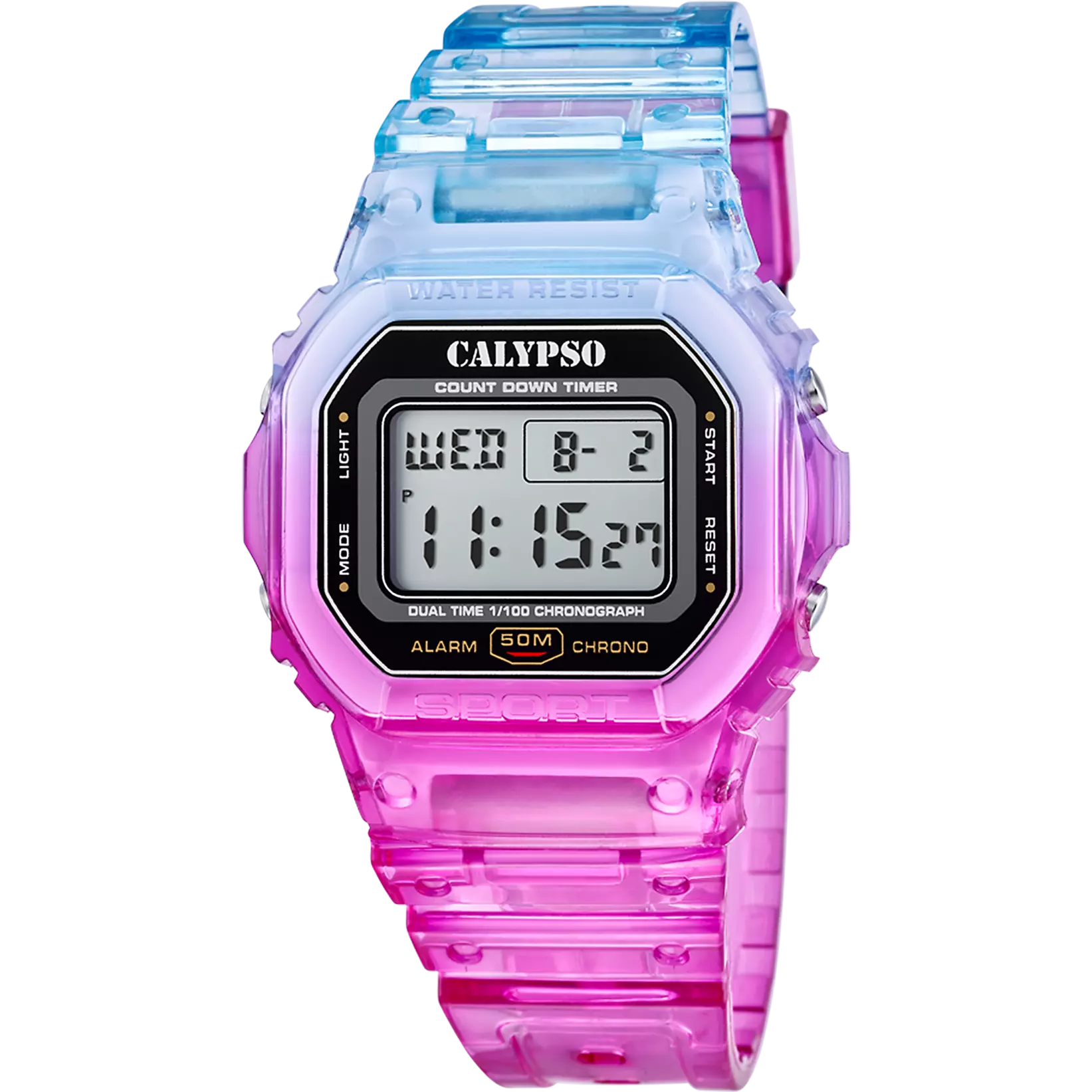 RELOJ CALYPSO COLOR SPLASH K5874/5 MORADO UNISEX