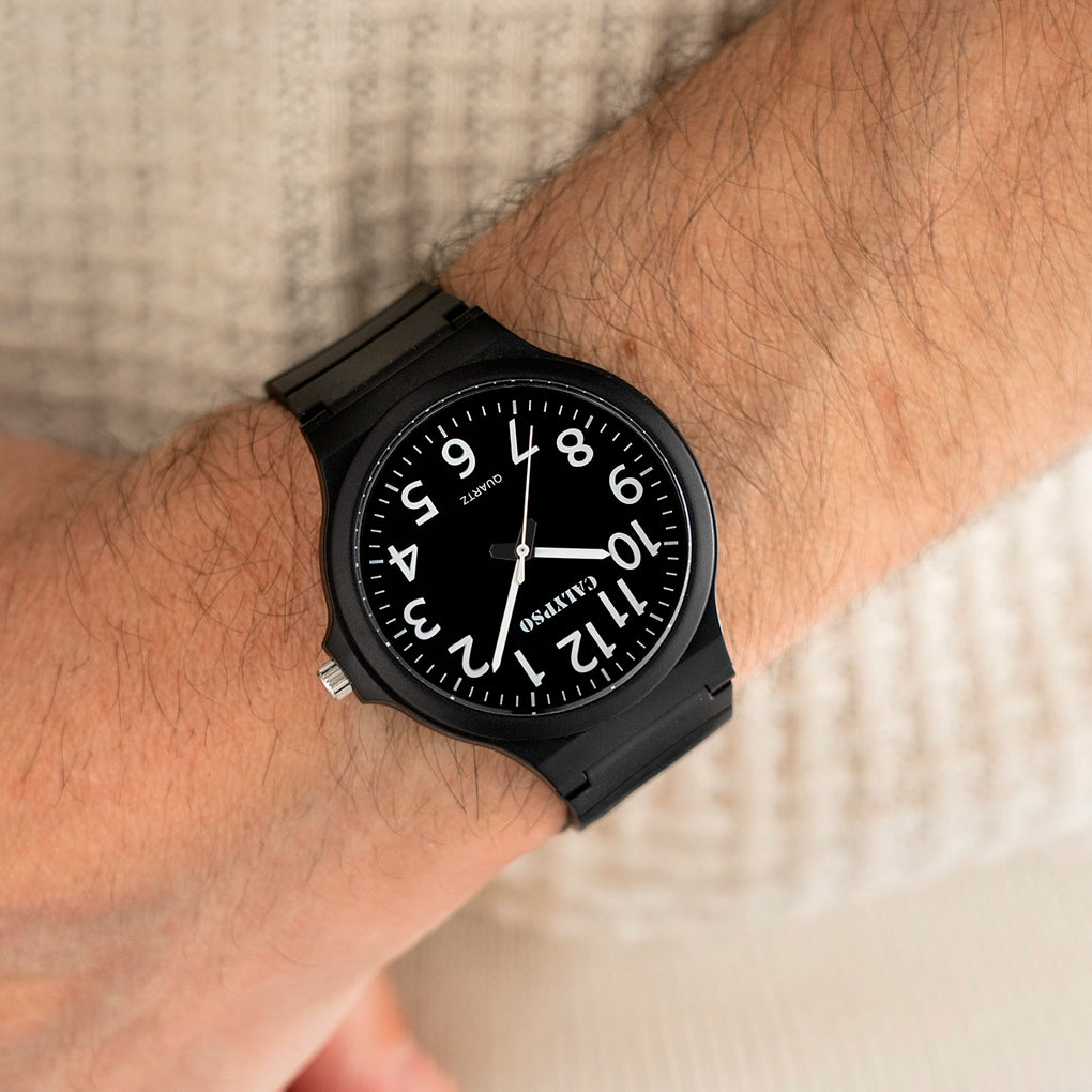 Reloj Calypso Sweet Time K5879/5 negro correa de caucho, hombre