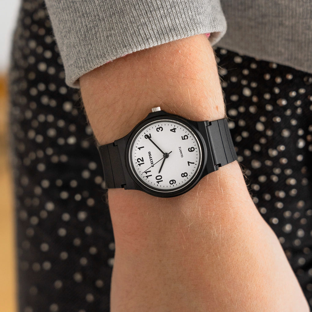 Reloj Calypso Sweet Time K5880/5 blanco correa de caucho, mujer