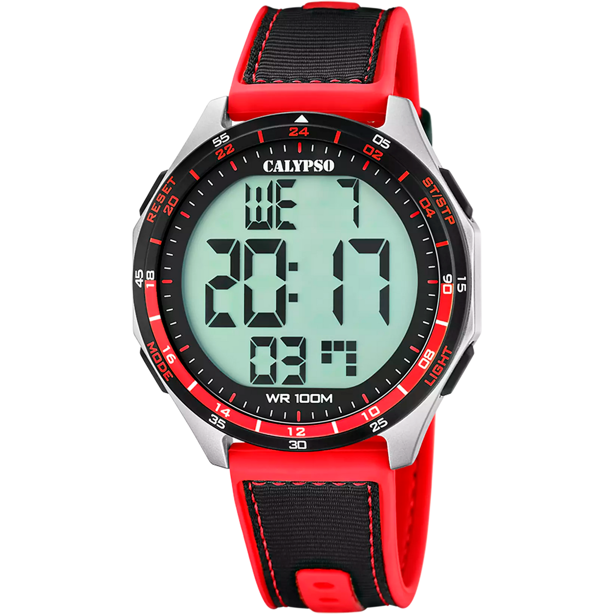 Reloj Calypso flash time K5887/1 correa de caucho, hombre