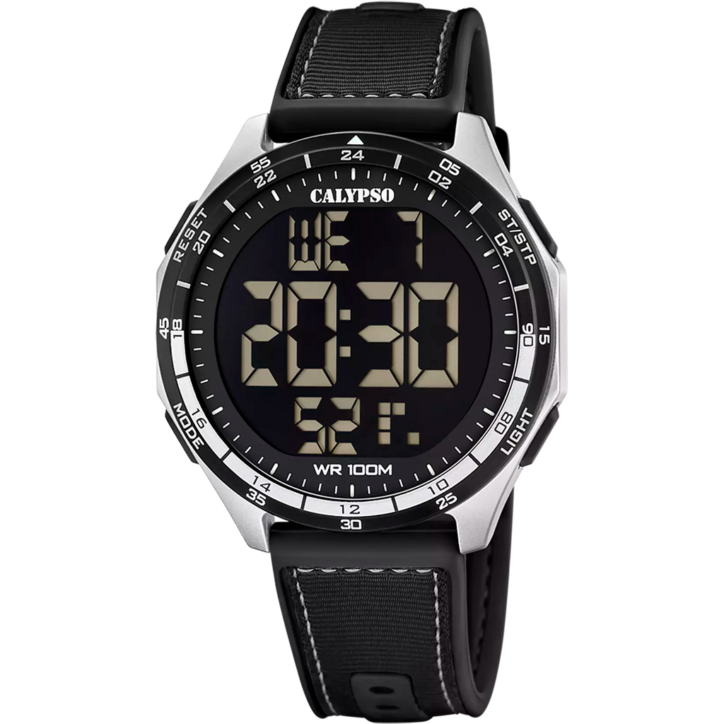 Reloj Calypso flash time K5887/4 correa de caucho, hombre