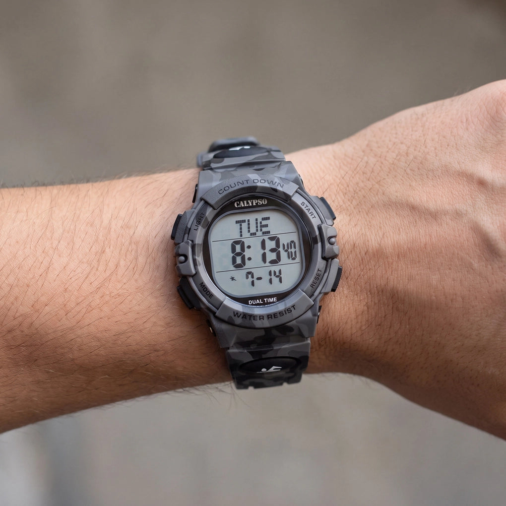 Reloj Calypso Digital Crush K6073/3 digital correa de caucho, hombre