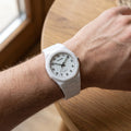 Reloj Calypso Street Style K6080/1 blanco correa de caucho, unisex