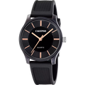 Reloj Calypso Trendy K6085/4 negro correa de caucho, mujer