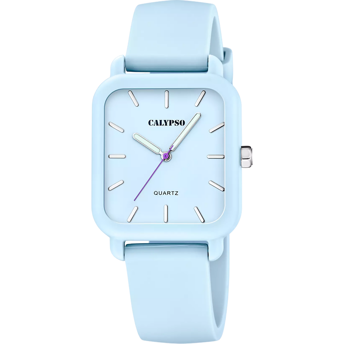 Reloj Calypso Trendy K6086/3 azul correa de silicona, mujer
