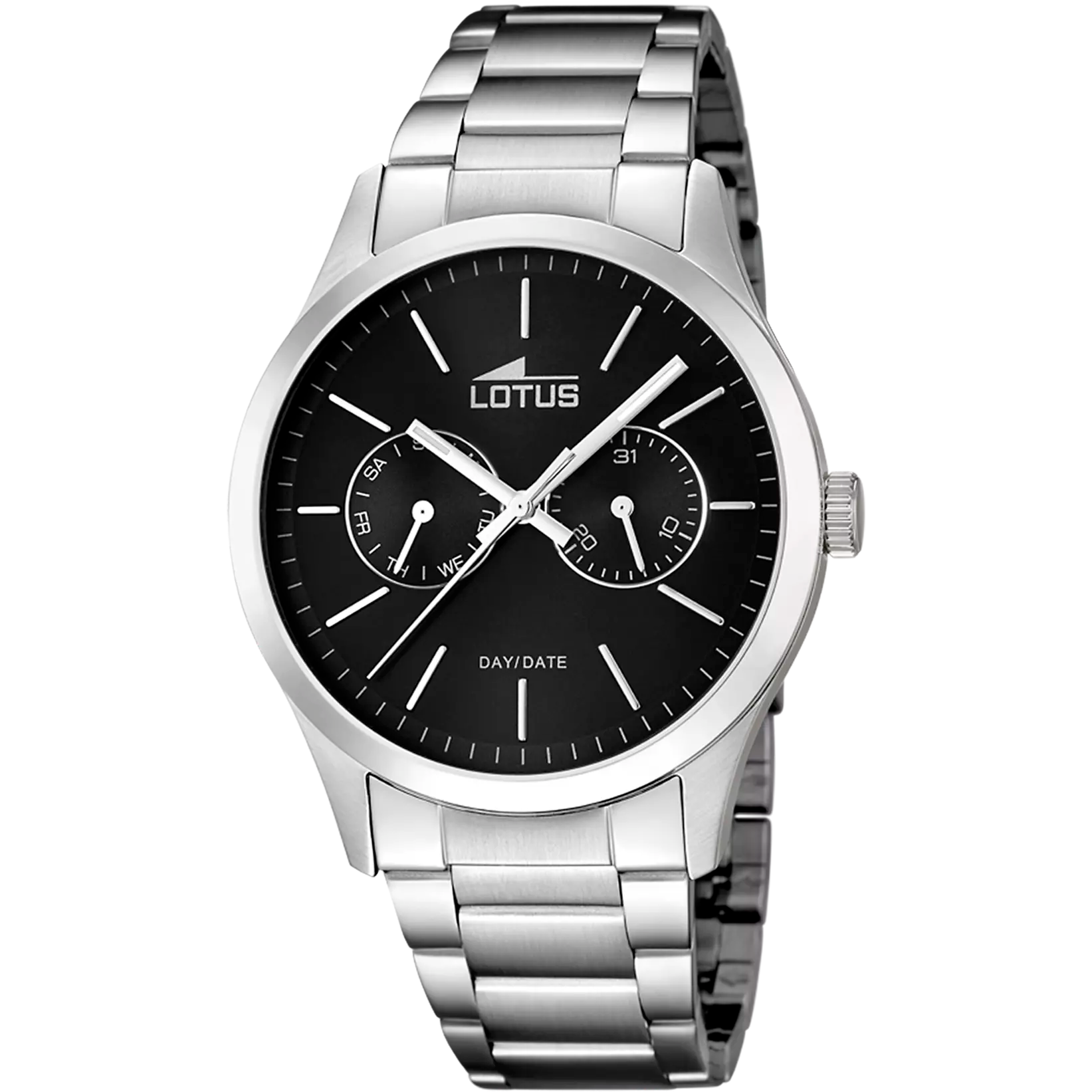 RELOJ DE HOMBRE LOTUS MINIMALIST CON ESFERA NEGRA 15954/3