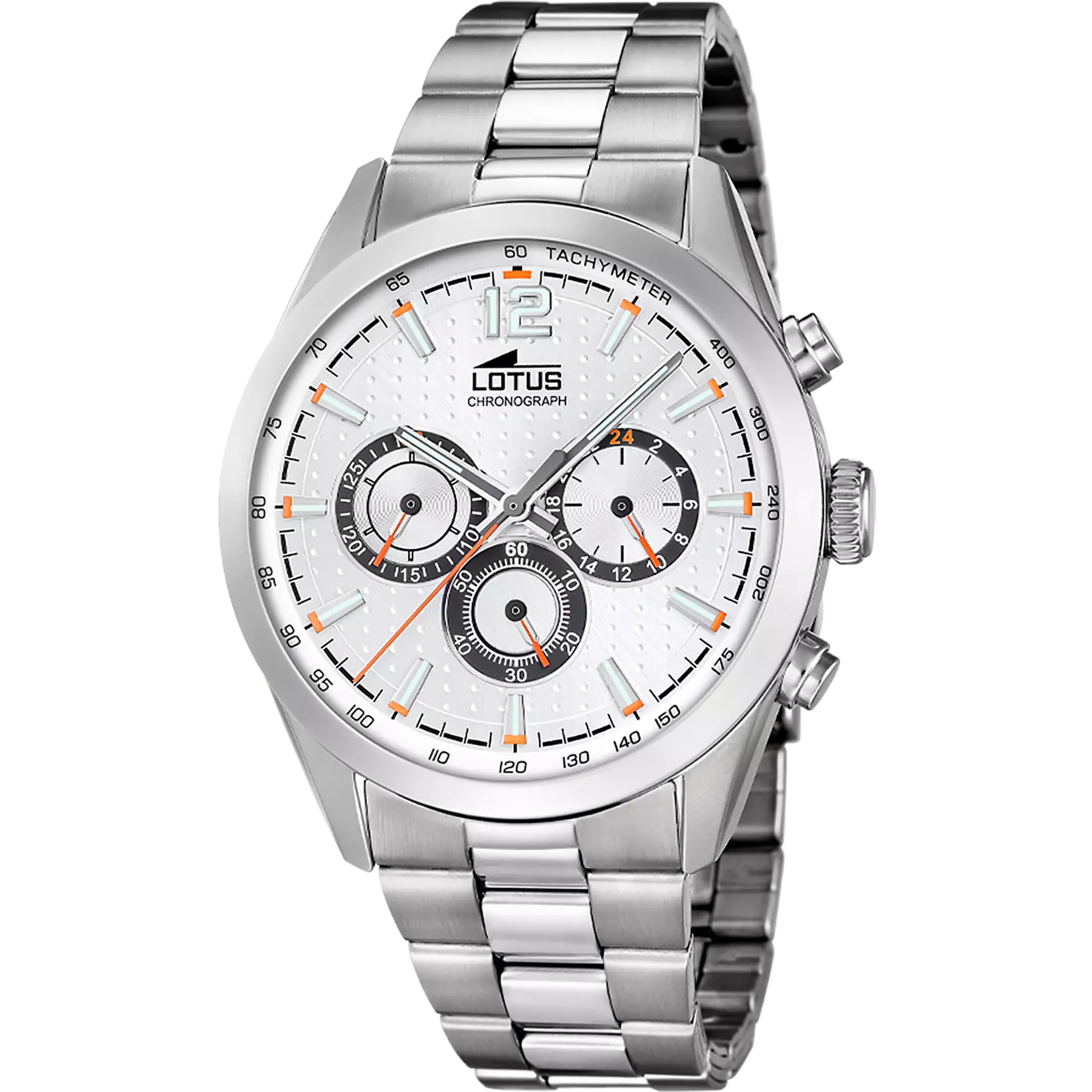 RELOJ LOTUS 18152/A PLATEADO CORREA DE ACERO INOXIDABLE, HOMBRE