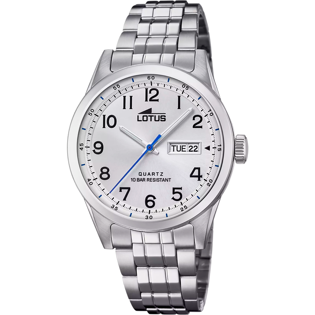 RELOJ DE HOMBRE LOTUS CLASSIC STEEL CON ESFERA BLANCA 18670/1