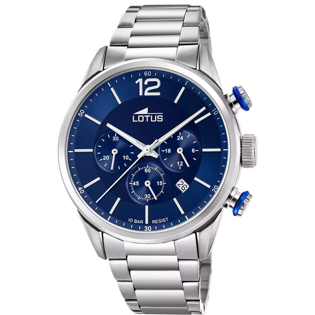 RELOJ DE HOMBRE LOTUS CHRONO CON ESFERA AZUL 18688/1