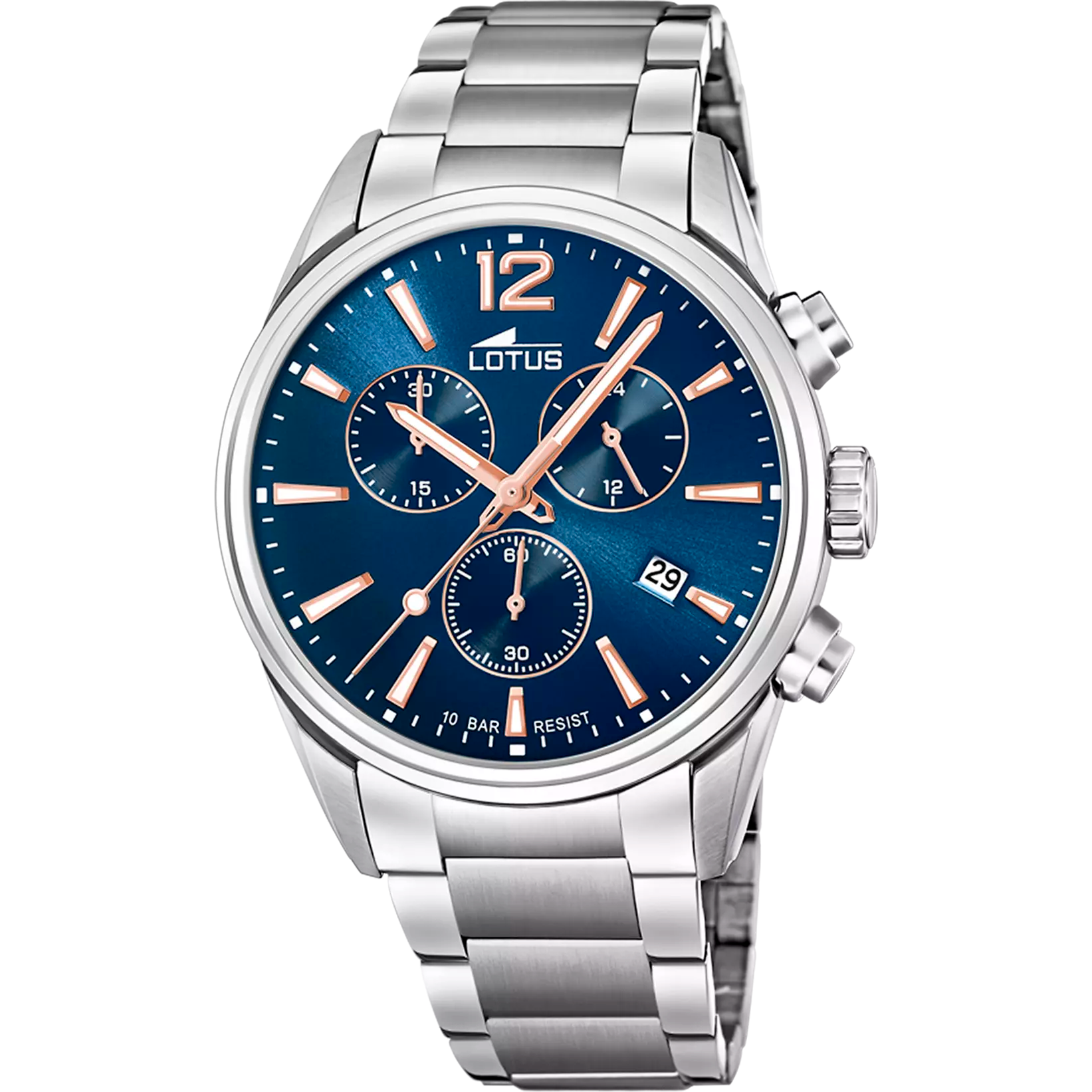 RELOJ DE HOMBRE LOTUS CHRONO CON ESFERA AZUL 18690/2