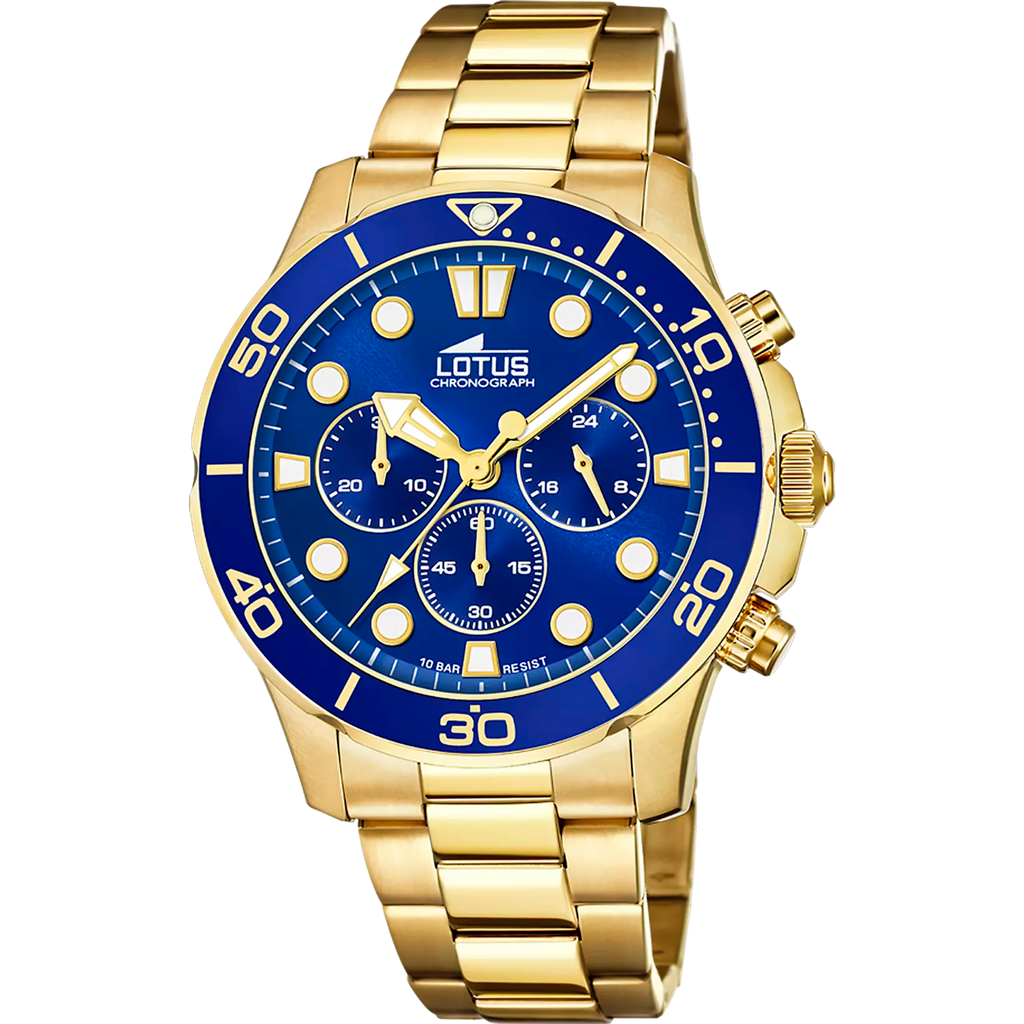 RELOJ DE HOMBRE LOTUS EXCELLENT CON ESFERA AZUL 18758/1