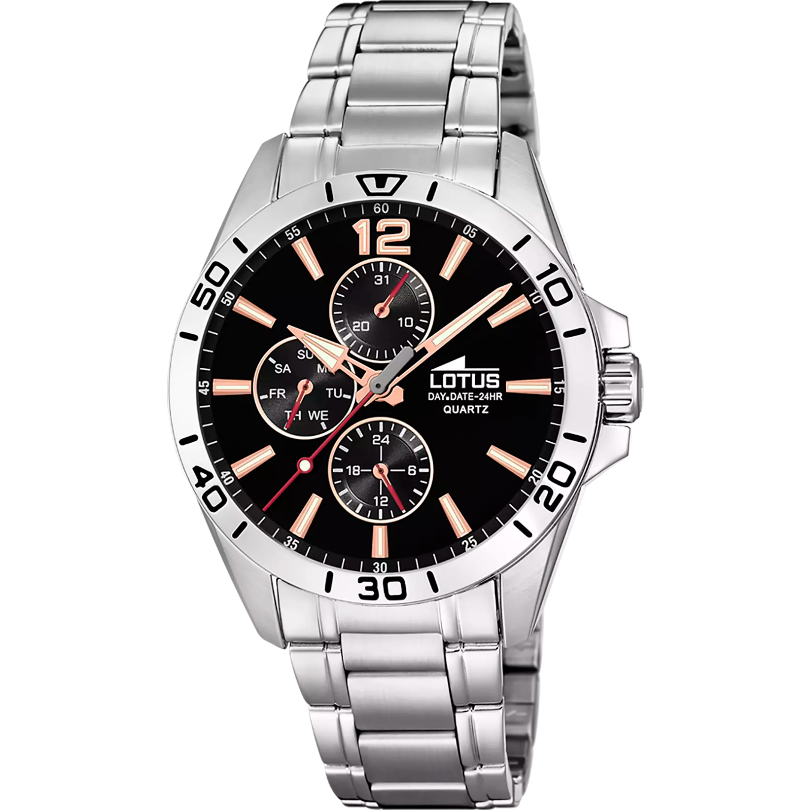 RELOJ DE HOMBRE LOTUS MULTIFUNCTION CON ESFERA NEGRA 18812/6