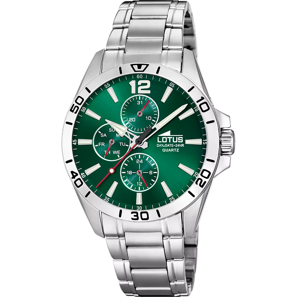 RELOJ DE HOMBRE LOTUS MULTIFUNCTION CON ESFERA VERDE 18812/7