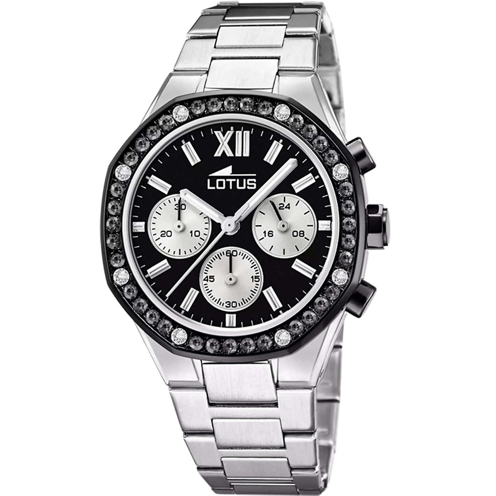RELOJ DE MUJER LOTUS EXCELLENT CON ESFERA NEGRA 18872/4