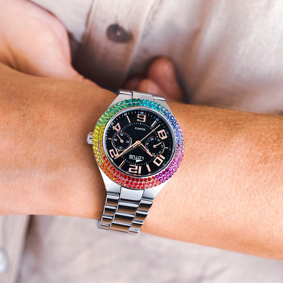 RELOJ DE MUJER LOTUS BLISS CON ESFERA NEGRA 18907/2