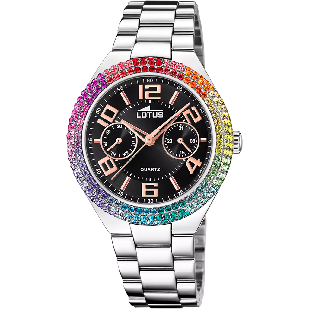 RELOJ DE MUJER LOTUS BLISS CON ESFERA NEGRA 18907/2