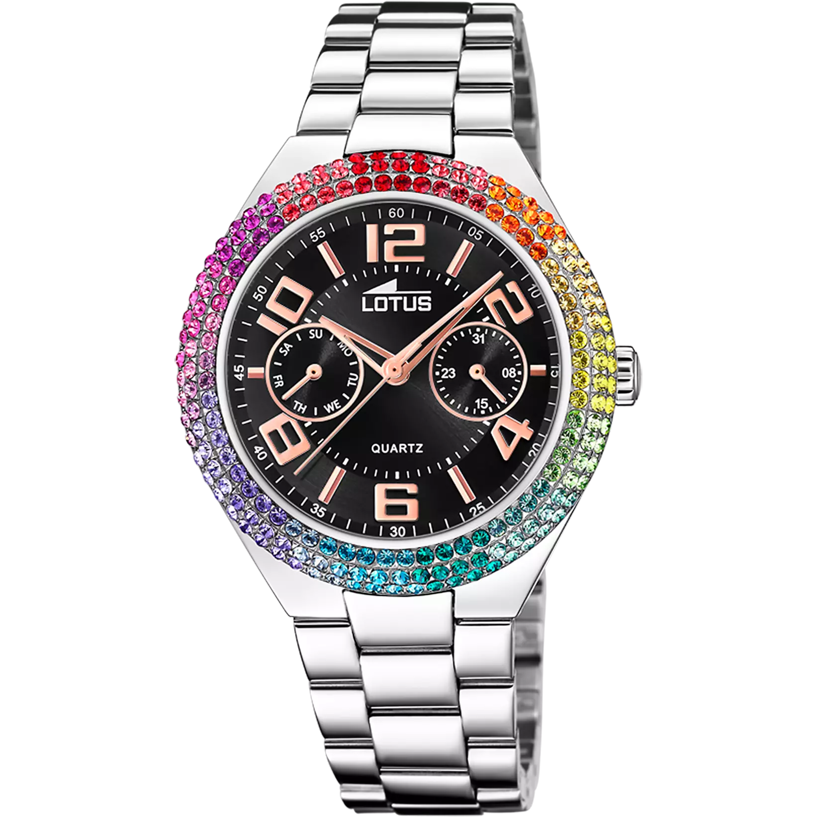 RELOJ DE MUJER LOTUS BLISS CON ESFERA NEGRA 18907/2
