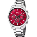 RELOJ DE HOMBRE LOTUS CHRONO CON ESFERA ROJA 18922/5