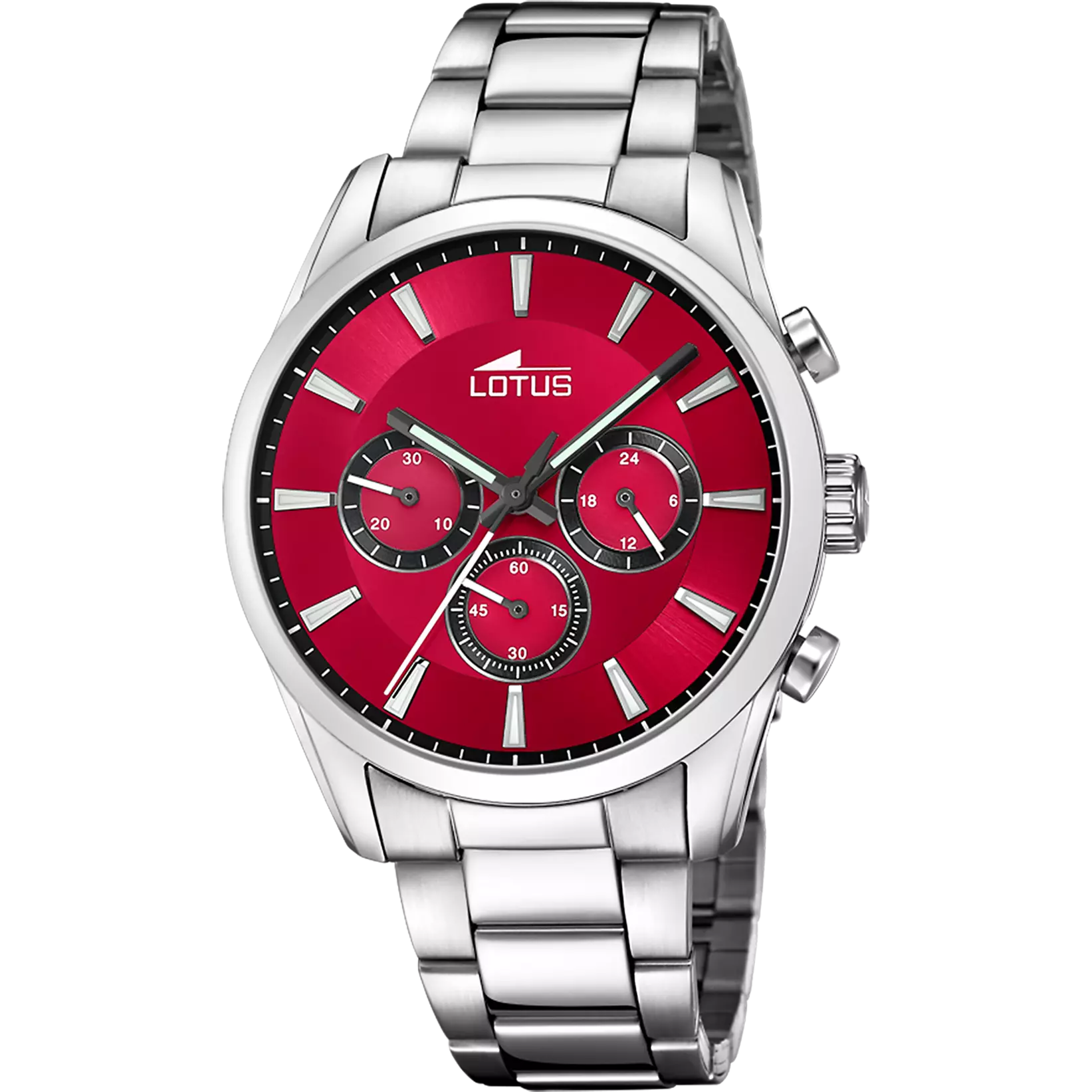 RELOJ DE HOMBRE LOTUS CHRONO CON ESFERA ROJA 18922/5