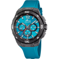 RELOJ LOTUS CHRONO 18975/6 AZUL CORREA DE CAUCHO, HOMBRE