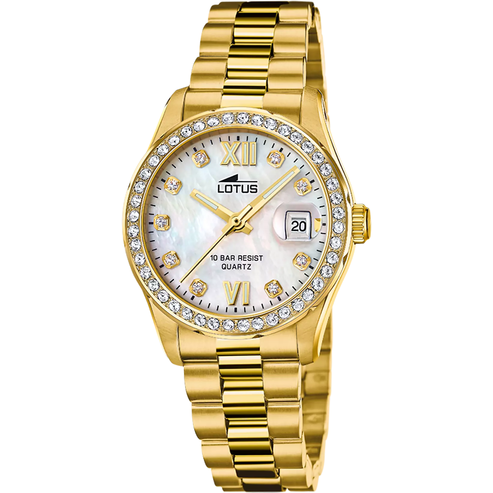 RELOJ LOTUS FREEDOM 18979/1 BEIGE CORREA DE ACERO INOXIDABLE, MUJER