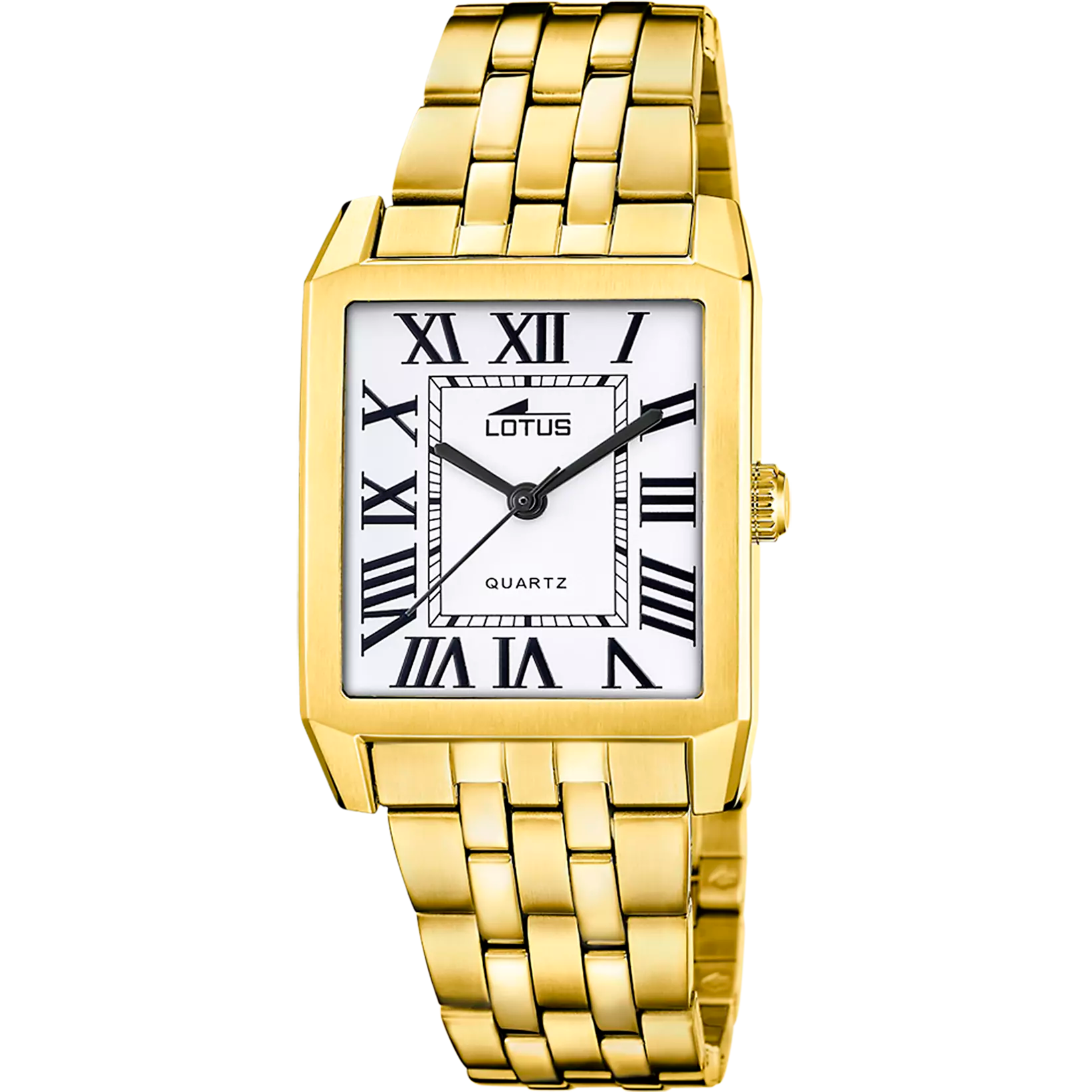 RELOJ DE HOMBRE SQUARE SERIES PLATA CON CORREA DE ACERO CHAPADO 18984/3