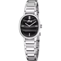 RELOJ DE MUJER 2GETHER NEGRO CON CORREA DE ACERO 19012/5