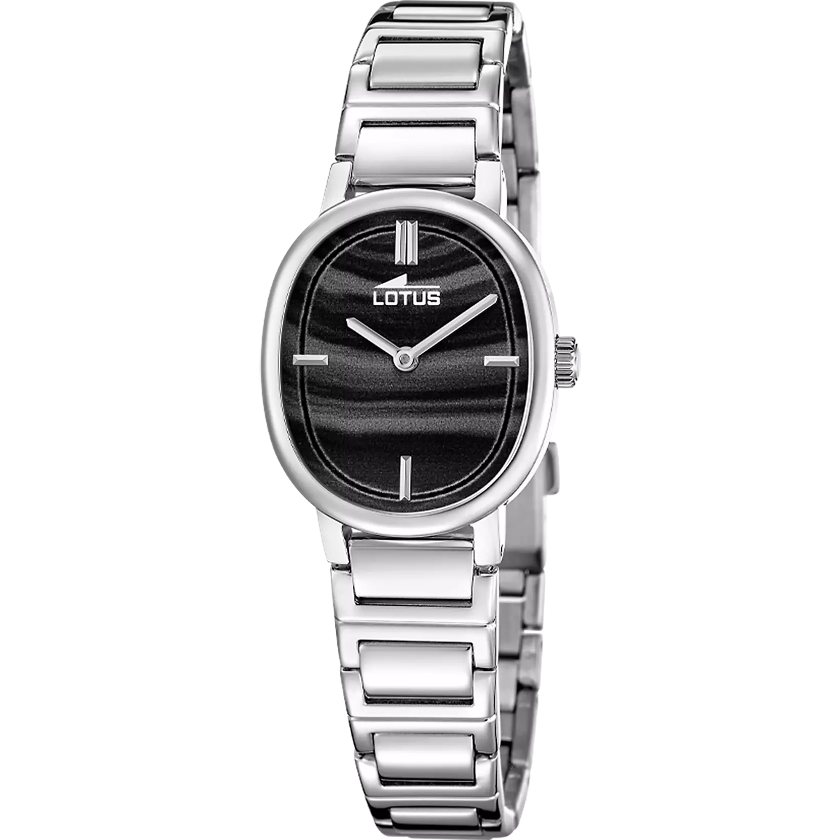 RELOJ DE MUJER 2GETHER NEGRO CON CORREA DE ACERO 19012/5