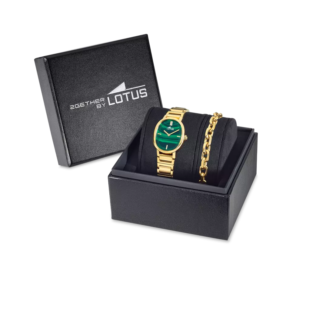 RELOJ DE MUJER 2GETHER VERDE CON CORREA DE ACERO 19013/4