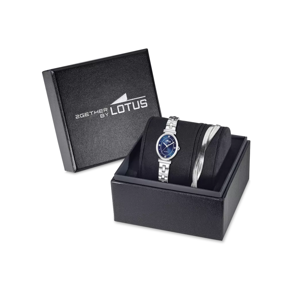 RELOJ DE MUJER 2GETHER AZUL OSCURO CON CORREA DE ACERO 19016/2