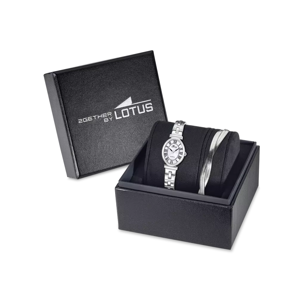 RELOJ DE MUJER 2GETHER PLATEADO CON CORREA DE ACERO 19016/5