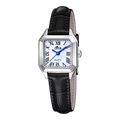 RELOJ DE MUJER LOTUS OLD MONEY 19035/1 CON ESFERA BLANCA Y CORREA DE PIEL NEGRA